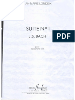 Suite Nş 1 (Saxofoěn Soělo) - J. S. Bach (Trans. J. M. Londeix)