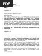 Adopcion y Alimentos