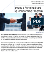 Give Employees a Running Start with a Strong Onboarding Program