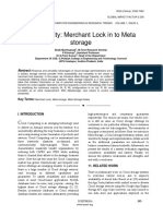 An Authority: Merchant Lock in To Meta Storage