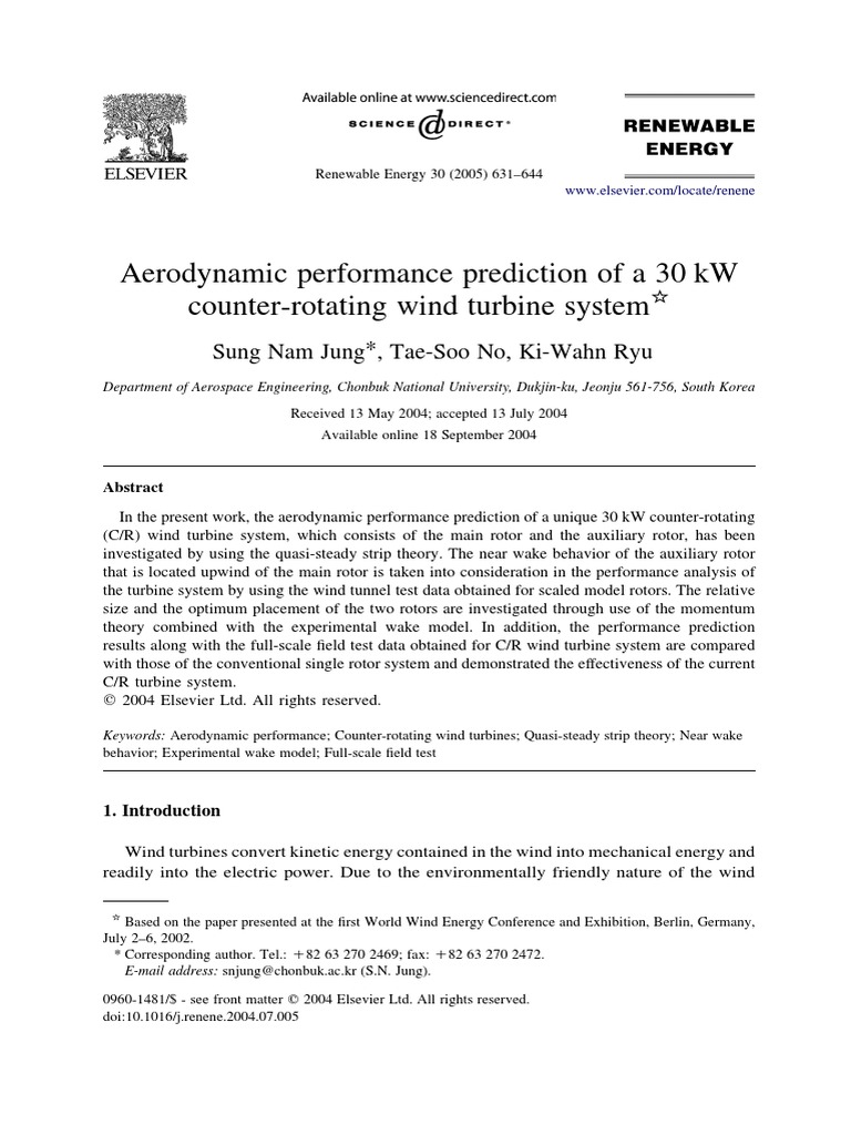 2005 Renewable Energy Wind | PDF | Turbine | Wind Power