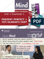 Open Mind Intermediate Unit 01 Grammar 1