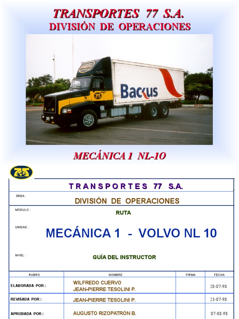 Volvo Pdf Turbocompresor Ingeniería Mecánica