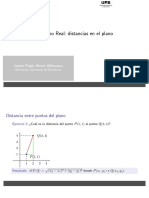 Distancias en el plano