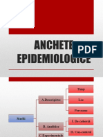 Anchete Epidemiologice