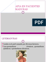 Fisioterapia en Pacientes Con Quemaduras