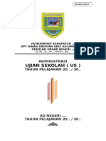 20 Contoh Administrasi Ujian Sekolah SD.doc