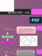 Método Pert - CPM - Xiomara