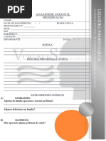 ANAMNESE INFANTIL