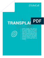 White Paper 1 - LifeCell Transplant Matrix (Ver 002) - 44 Transplants - November 2016