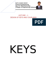 Design of Keys and Couplings Lecture