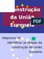 A Construção Da União Europeia