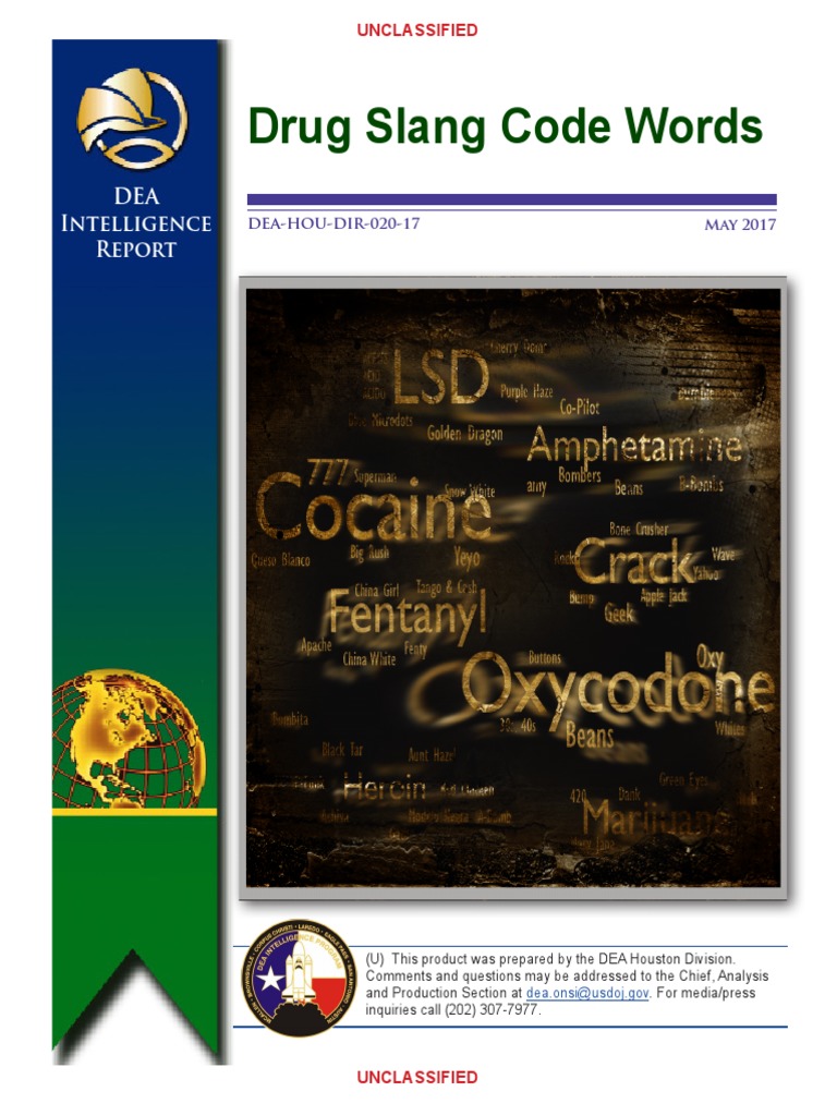 Dea s list of drug slang and code words