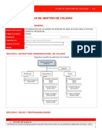 Plan de Gestión de Calidad