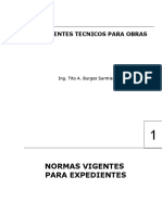 Normas para Expedientes Tecnicos