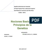Nociones Basicas y Principios de La Genetica