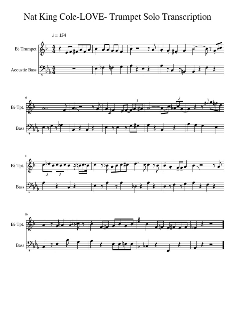 Love Nat King Cole PDF