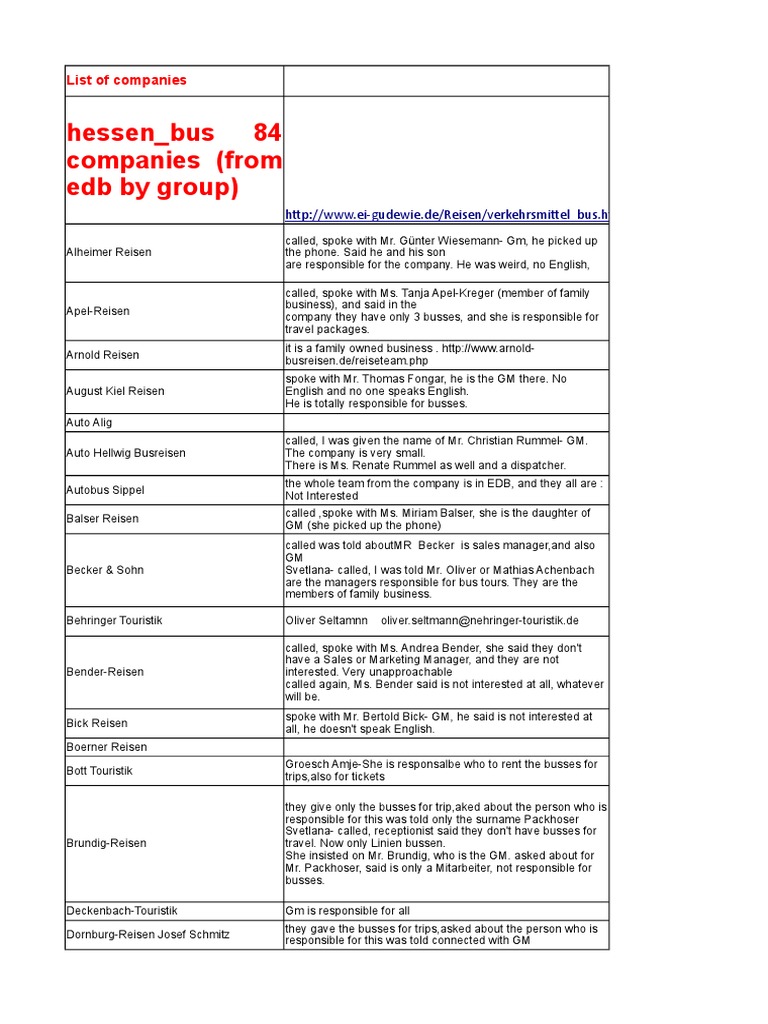 National Express Search Frankfurt Companies