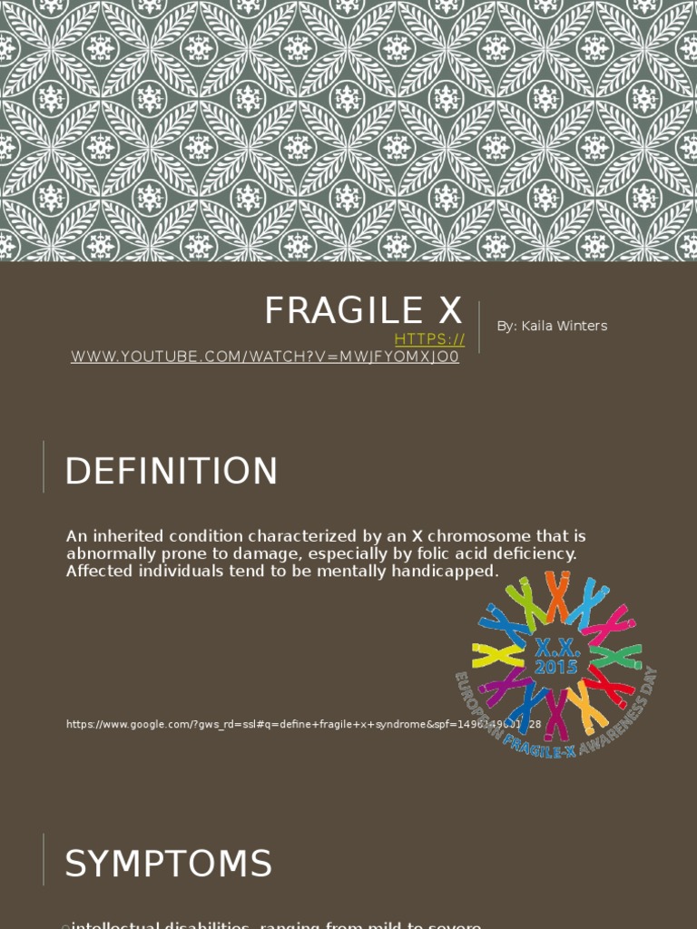 Understanding Fragile X Syndrome | PDF | Science & Mathematics