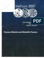 MetFoam 2007 Porous Metals and Metallic