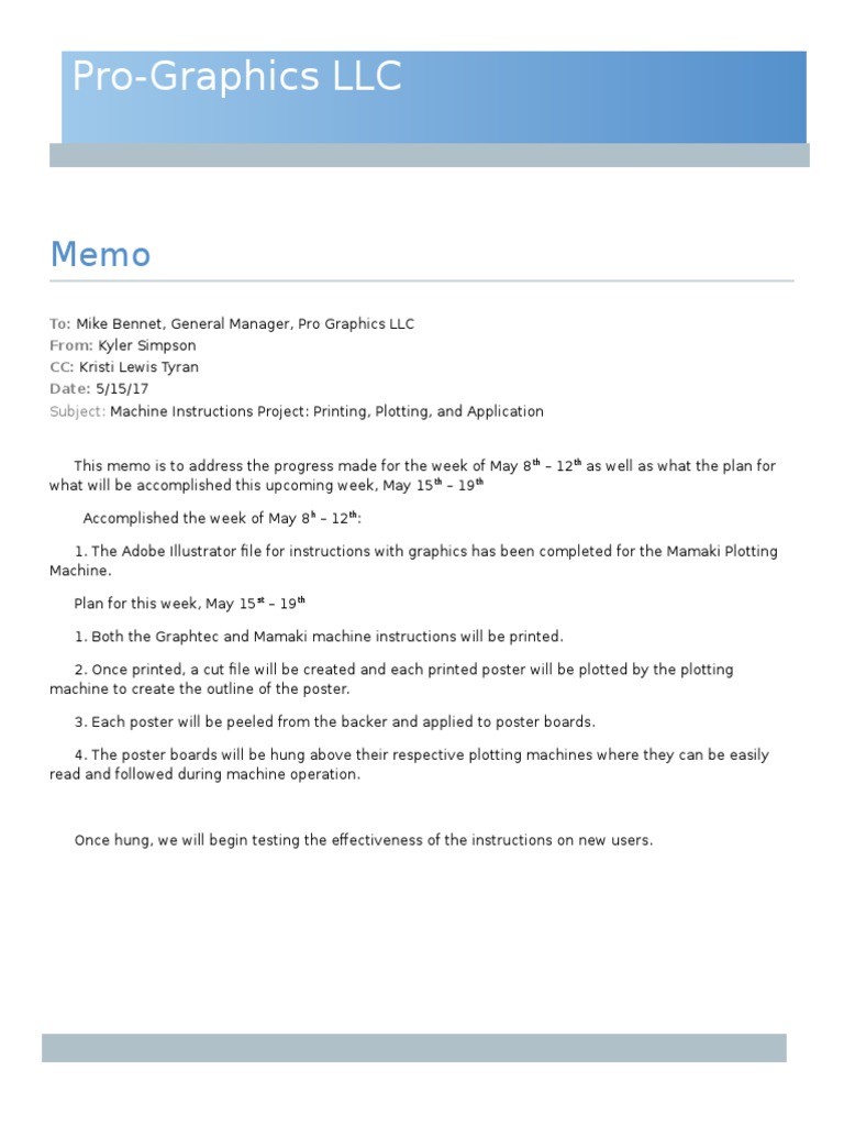 Memo 4 | PDF