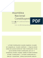Asamblea Nacional Constituyente- Venezuela