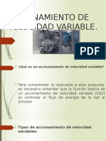 Accionamiento de Velocidad Variable