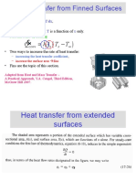Heat Transfer from Finned Surfaces