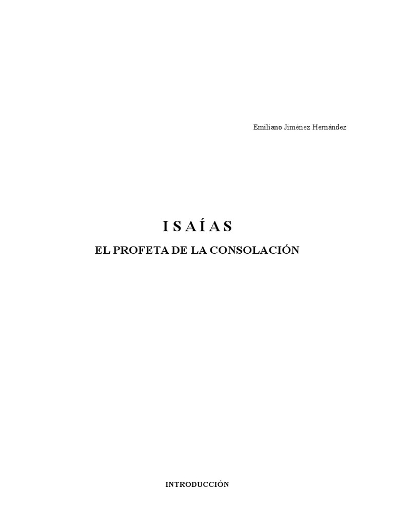 Isaias Pdf Isaias Profeta
