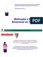 Sessão 1 - Motivação e Saúde Emocional No Trabalho