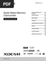 SonyPXW-Z150 OperationGuide