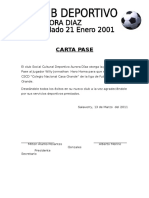 Carta Pase