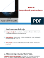 Natężenie Pola Grawitacyjnego PDF