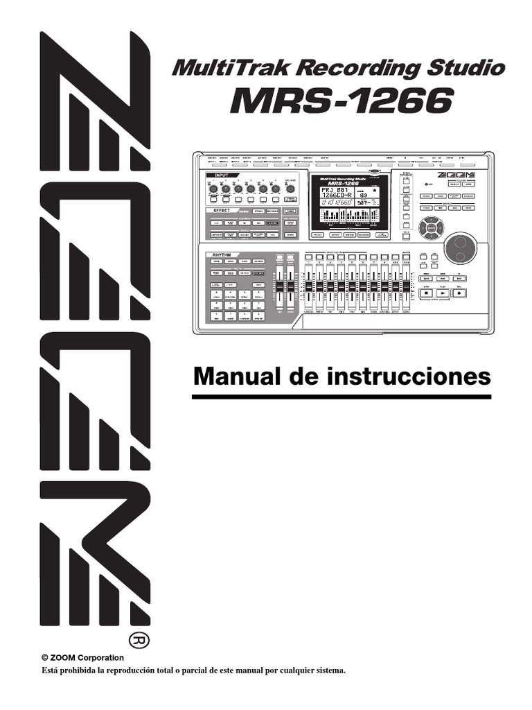 Zoom Mrs 1266 | PDF | Disco compacto | Bajo