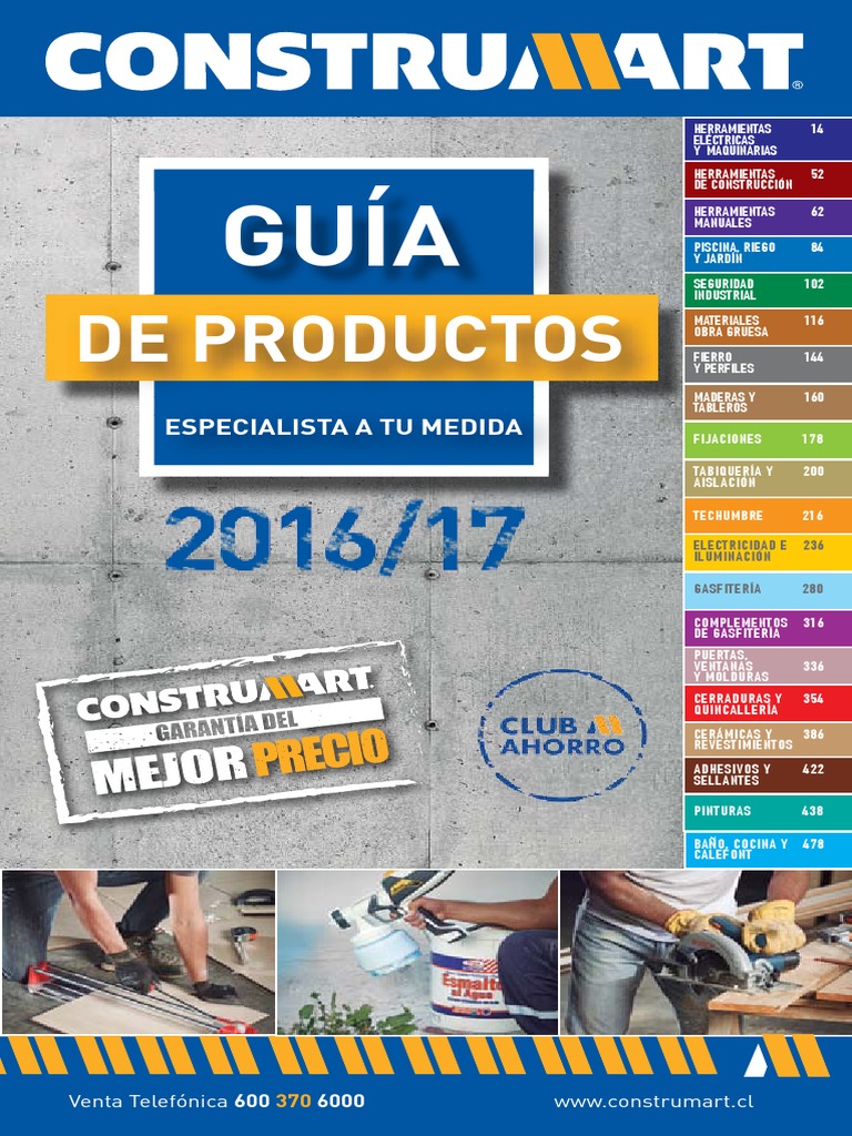 Catalogo Construmart, PDF, Herramientas