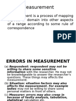 Scaling and Sampling