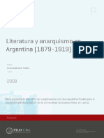 Ansolabehere Literatura y Anarquismo en Argentina