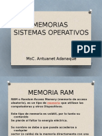 Memorias SISTEMAS OPERATIVOS