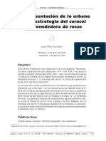 Dialnet LaRepresentacionDeLoUrbanoEnLaEstrategiaDelCaracol 4851601 PDF