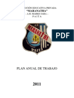 Plan Anual de Trabajo 2011