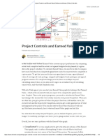 Project Controls and Earned Value