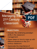 Managing the 21st Century Classroom