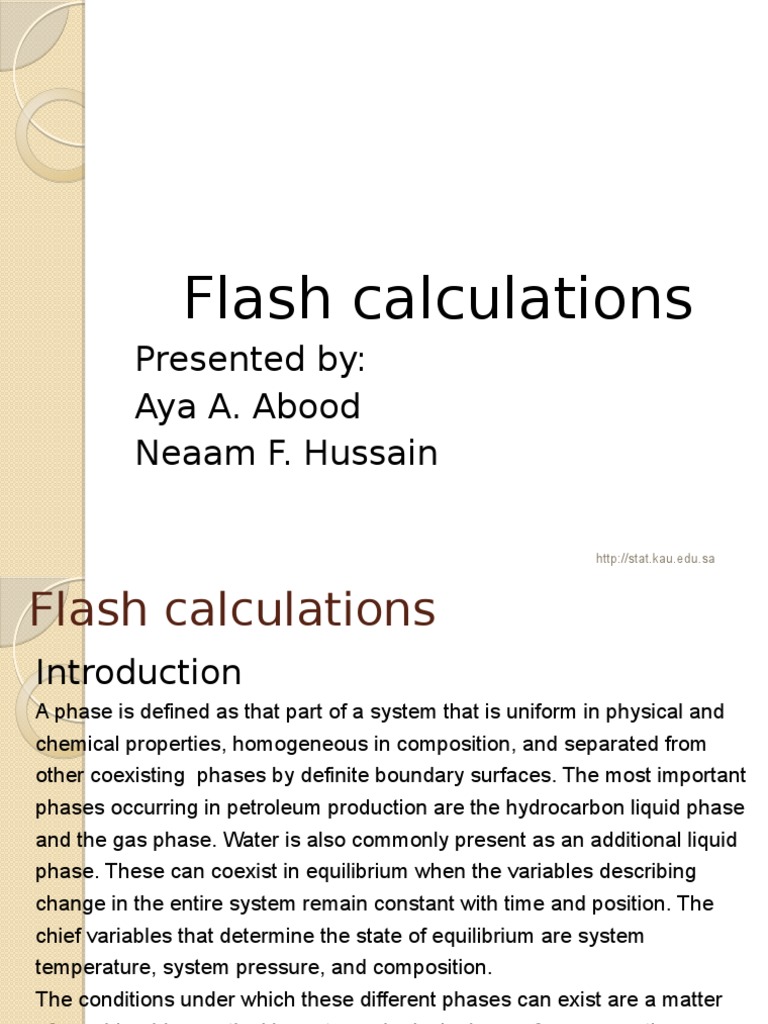 A Guide to Flash Calculations: Understanding Phase Equilibria Through ...