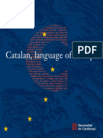 Catalan, Language of Europe: Generalitat de Catalunya