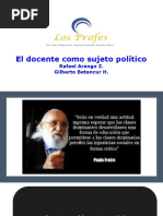 El Docente Como Sujeto Politico