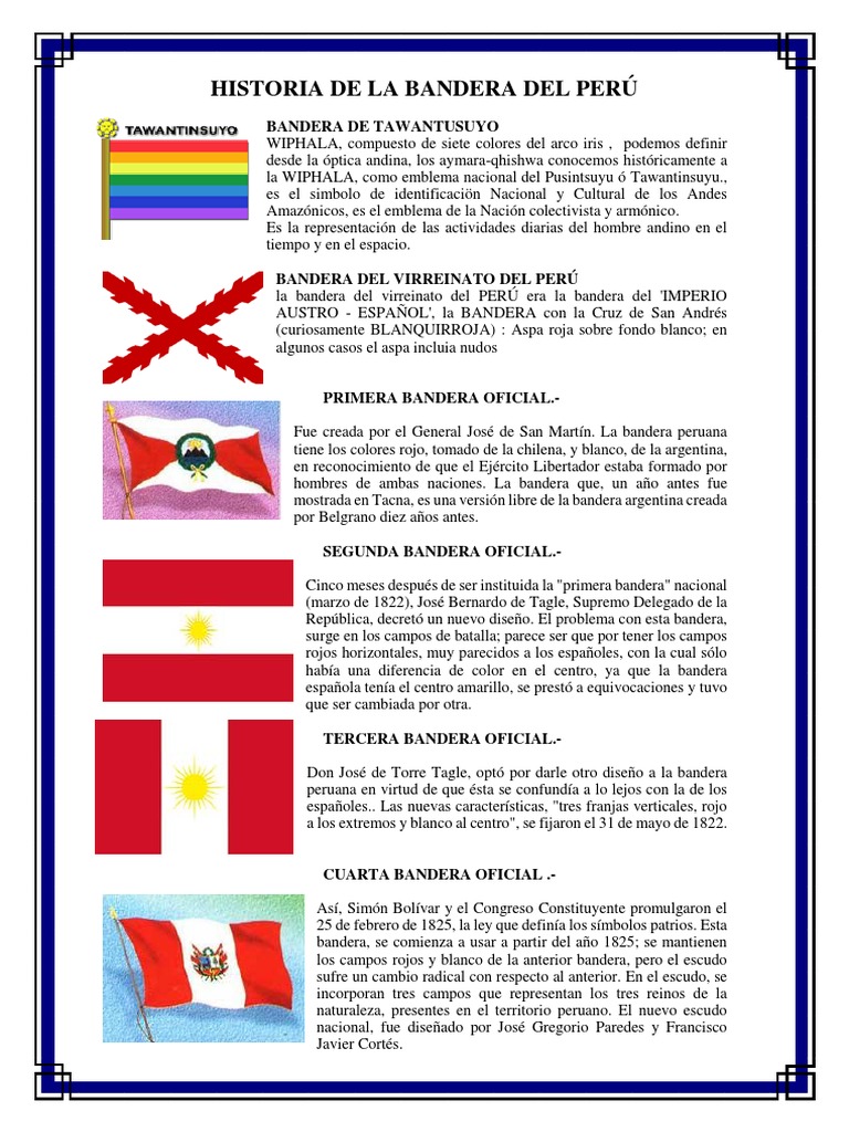 La Evolución De Las Banderas Del Perú: Conoce Su Historia – ZKXB