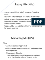 Marketing Mix (4Ps)