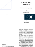 Ludwig Wittgenstein - Notebooks 1914 - 1916 PDF