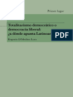 Totalitarismo Democrático o Democracia Liberal - Eugenio D'Medina Lora
