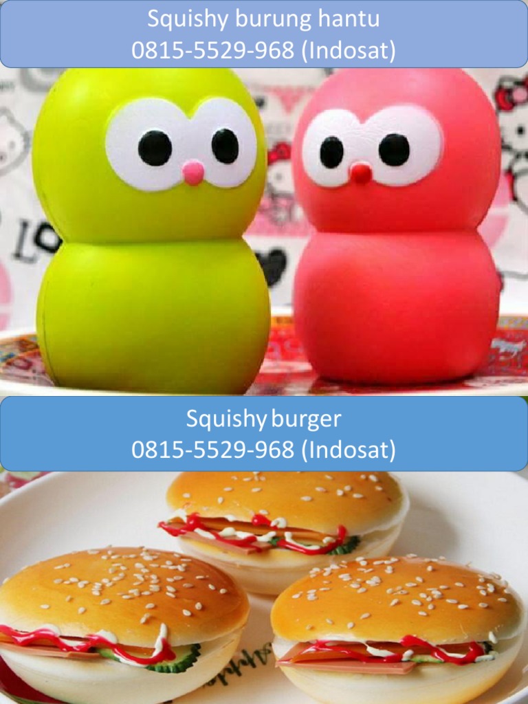 081 555 299 68 Indosat Jual Mainan  Anak  Squishy Semarang 